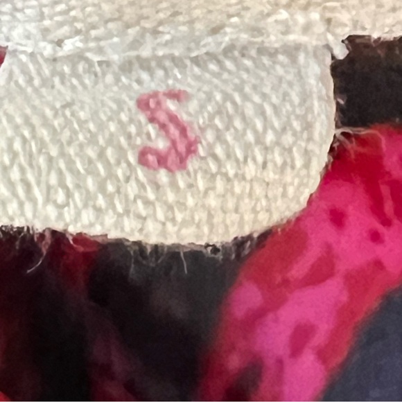 Eighty Six Brand Snake Print Faux Wrap V-Neck Blouse w/ Wide Sleeves Oversized S - Picture 13 of 14